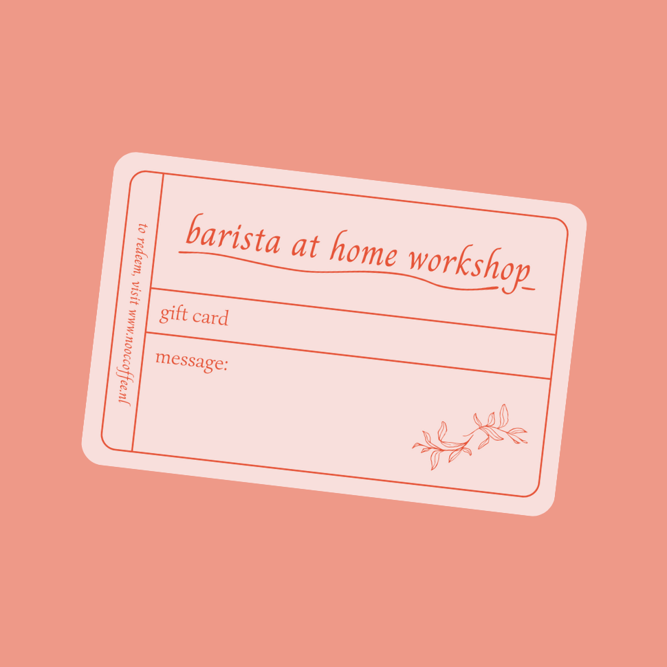 giftcard barista at home workshop